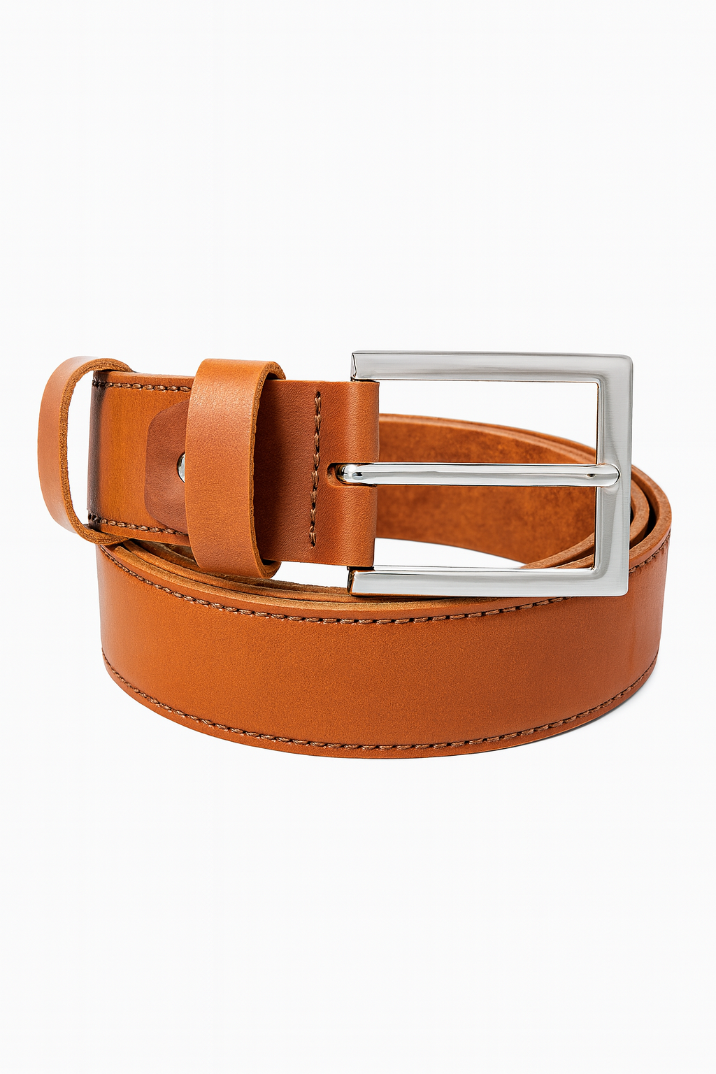 Rudas natūralios odos diržas