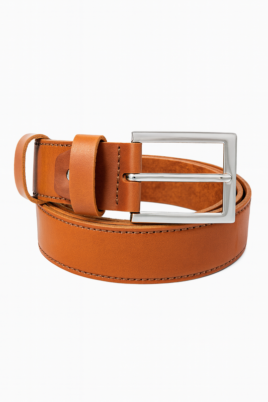 Rudas natūralios odos diržas